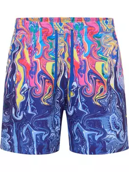 Тканевые шорты Carlo Colucci, цвет blau/rot