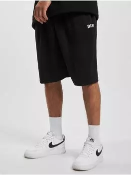 Тканевые шорты DEF, черный