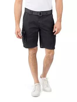 Тканевые шорты DENIMFY, черный