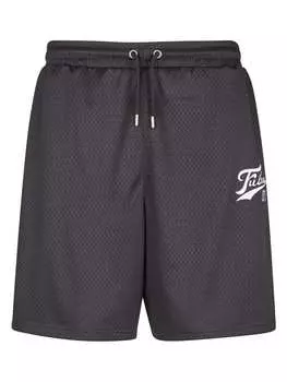 Тканевые шорты FUBU, черный