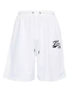 Тканевые шорты FUBU, цвет white/black