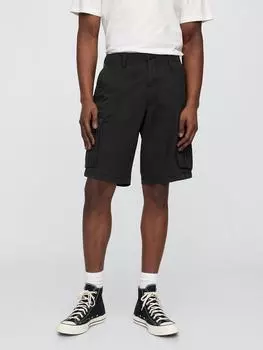 Тканевые шорты GAP, черный