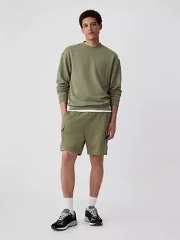 Тканевые шорты GAP, зеленый