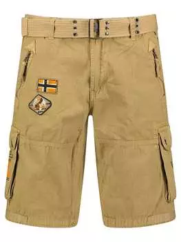 Тканевые шорты Geographical Norway, бежевый