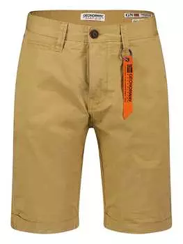 Тканевые шорты Geographical Norway, светло-коричневый