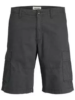 Тканевые шорты Jack & Jones, антрацит