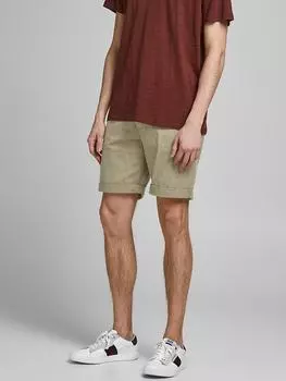 Тканевые шорты Jack & Jones, бежевый