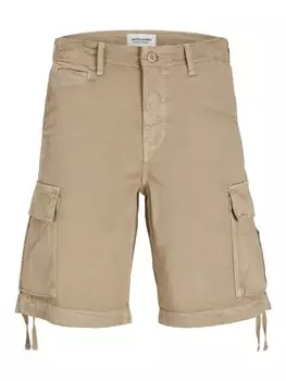 Тканевые шорты Jack & Jones, бежевый