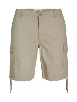 Тканевые шорты Jack & Jones, бежевый