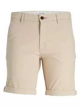 Тканевые шорты Jack & Jones, бежевый