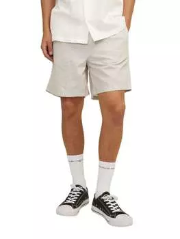 Тканевые шорты Jack & Jones, бежевый
