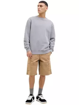 Тканевые шорты Jack & Jones, коричневый