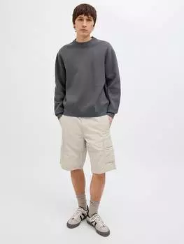 Тканевые шорты Jack & Jones, кремовый