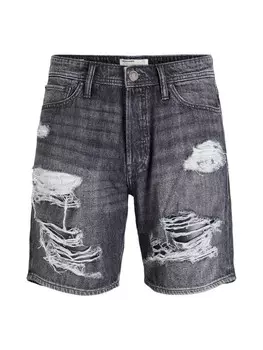 Тканевые шорты Jack & Jones Short, цвет Black Denim