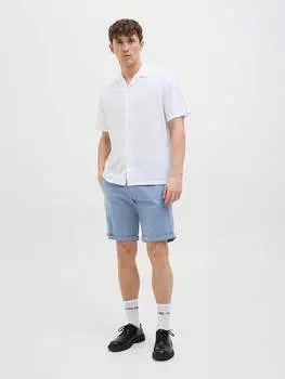 Тканевые шорты Jack & Jones, светло-синий