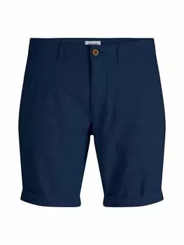 Тканевые шорты Jack & Jones, темно-синий