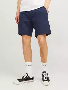 Тканевые шорты Jack & Jones, темно-синий
