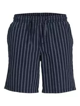 Тканевые шорты Jack & Jones, темно-синий