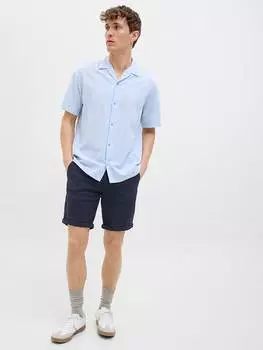 Тканевые шорты Jack & Jones, темно-синий