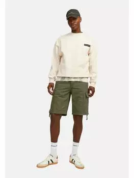 Тканевые шорты Jack & Jones, темно-зеленый