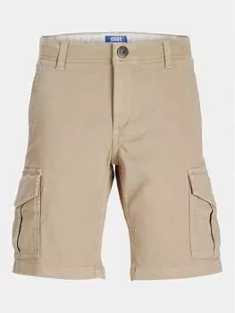 Тканевые шорты карго Jack&Jones, бежевый