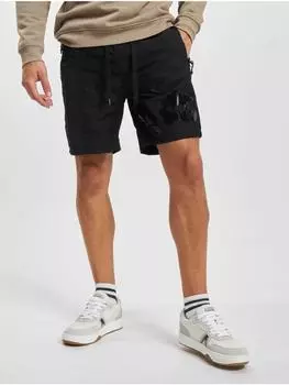 Тканевые шорты Lacoste, черный