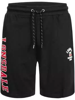 Тканевые шорты Lonsdale, черный