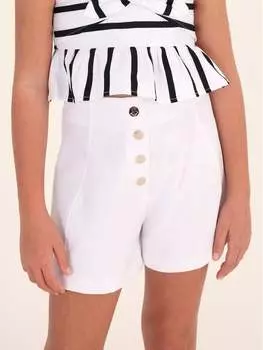 Тканевые шорты Mayoral, белый