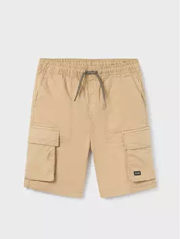 Тканевые шорты Mayoral, бежевый