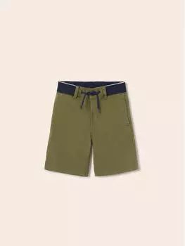 Тканевые шорты Mayoral, зеленый