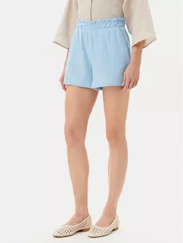 Тканевые шорты мешковатые Natali 10279687 Vero Moda, синий