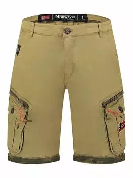 Тканевые шорты Parento Geographical Norway, хаки