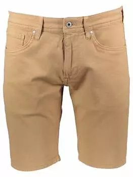 Тканевые шорты Pepe Jeans, бежевый