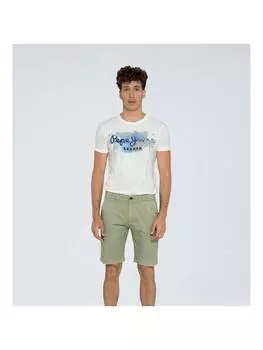 Тканевые шорты Pepe Jeans, зеленый
