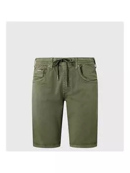 Тканевые шорты Pepe Jeans, зеленый