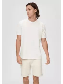 Тканевые шорты QS, бежевый