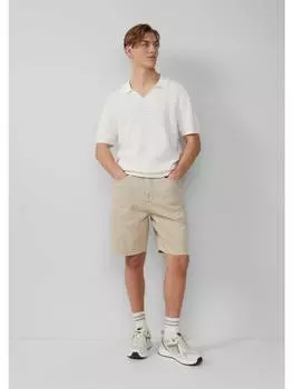 Тканевые шорты QS, бежевый