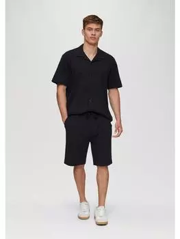 Тканевые шорты QS, черный