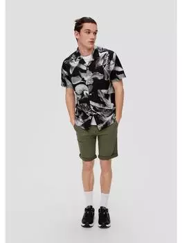 Тканевые шорты QS, оливковый