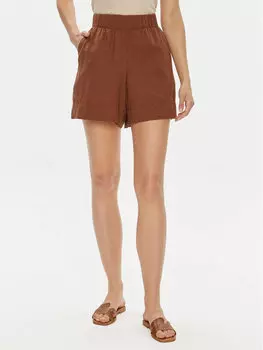 Тканевые шорты regular fit Gap, коричневый