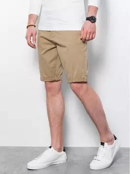 Тканевые шорты regular fit Ombre, коричневый