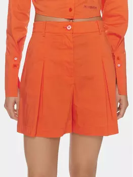 Тканевые шорты regular fit Patrizia Pepe, оранжевый