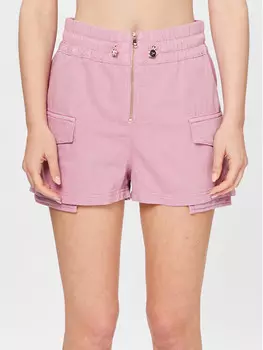 Тканевые шорты regular fit Patrizia Pepe, розовый