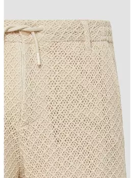 Тканевые шорты s.Oliver BLACK LABEL, бежевый