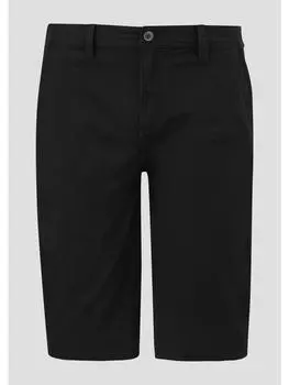 Тканевые шорты s.Oliver, черный