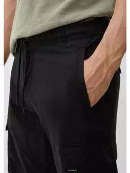 Тканевые шорты s.Oliver, черный