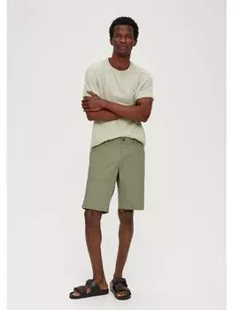 Тканевые шорты s.Oliver, оливковый