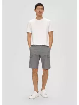 Тканевые шорты s.Oliver, серый
