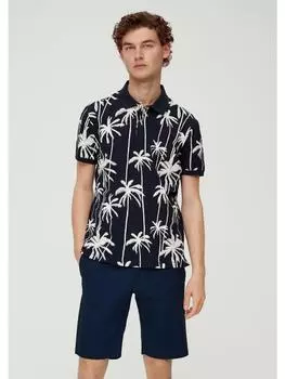 Тканевые шорты s.Oliver, синий