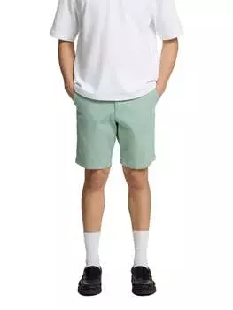 Тканевые шорты SELECTED HOMME, зеленый